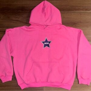 Mitch Flippo Streetwear Pink Alpha Phi Hoodie Unisex 100% Cotton Sz L